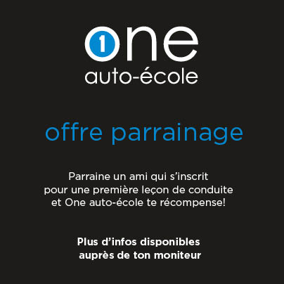 Offres pour le permis de conduire - offre de parrainage.